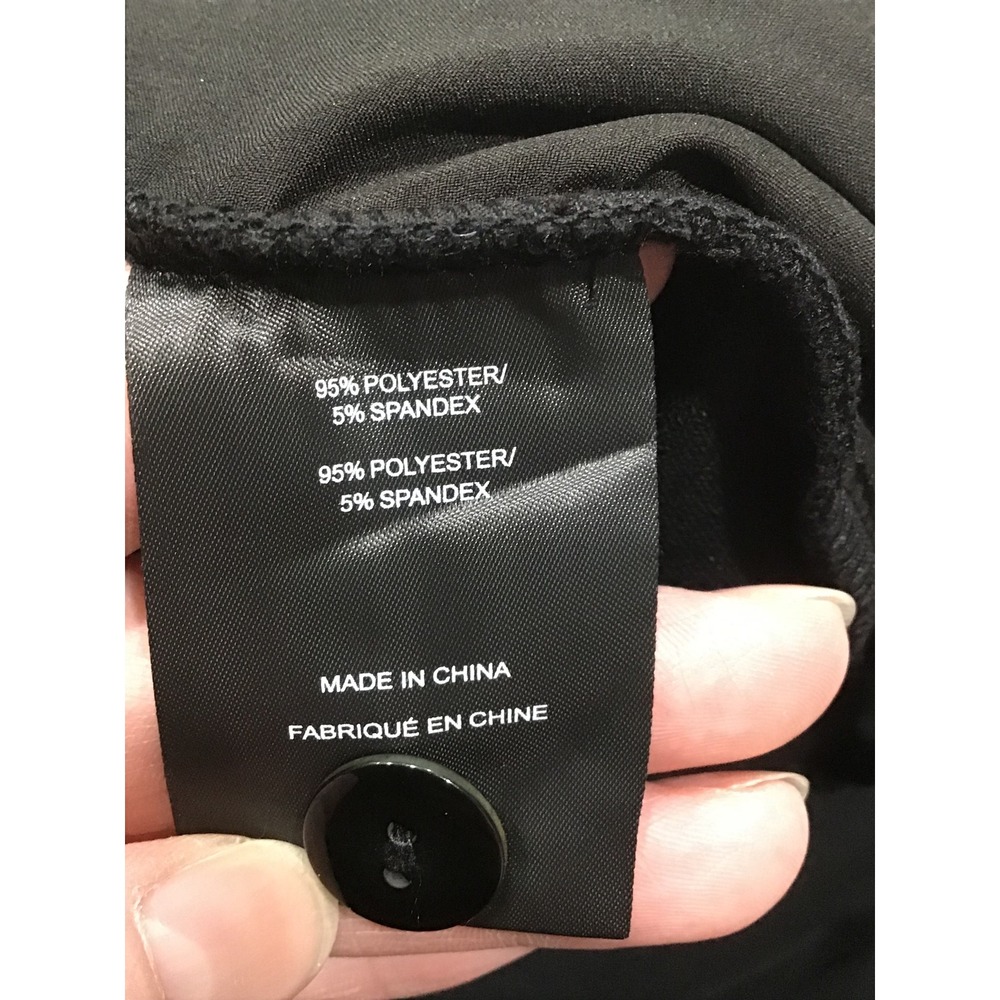 NWT Cuts Essential Pant Black Wide Leg High‎ Waist Workwear Minimalist Sz 4 Tall - Picture 5 of 7